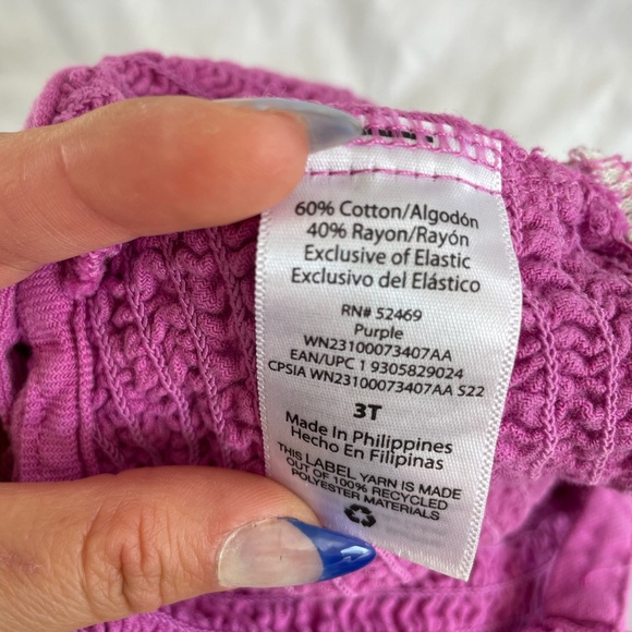3T/ Girl/ Purple/ Top / Unknown Brand/ Cute/ $5 - Picture 4 of 5